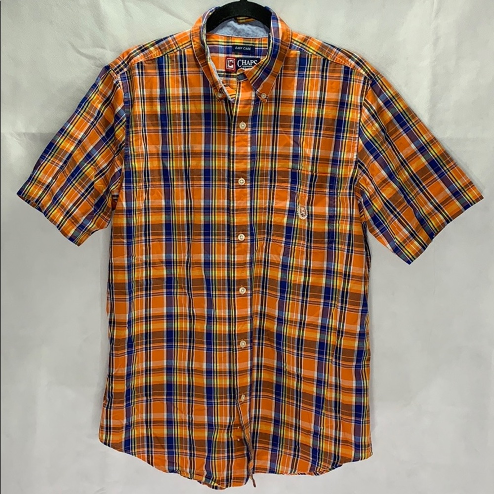 Chaos short sleeve easy care shirt size medium